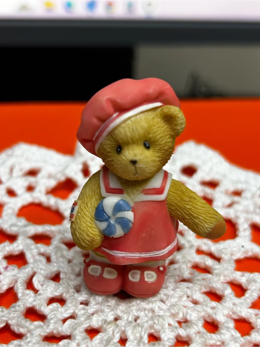 Cherished Teddies set of 2 mini bears 1-1/2” tall